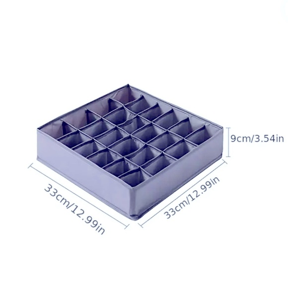 24 Grids Home Foldable & Washable Closet Organizer Grey - Picture 2 of 13